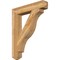 Ekena Millwork Funston Craftsman Rough Sawn Bracket, Western Red Cedar, 6"W x 36"D x 44"H BKT06X36X44FST04RWR - alternate 1